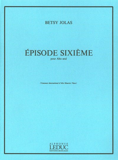 B. Jolas: Episode Sixieme, Va