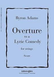 B. Adams: Overture to a Lyric Comedy, Stro (Stsatz)