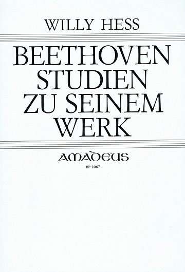 W. Hess: Beethoven - Studien zu seinem Werk (Bu)
