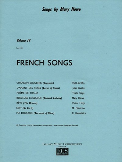 French Songs (Bu)