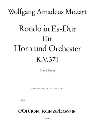 W.A. Mozart: Rondo für Horn KV 371 Es-Dur KV, HrnKlav (KASt)