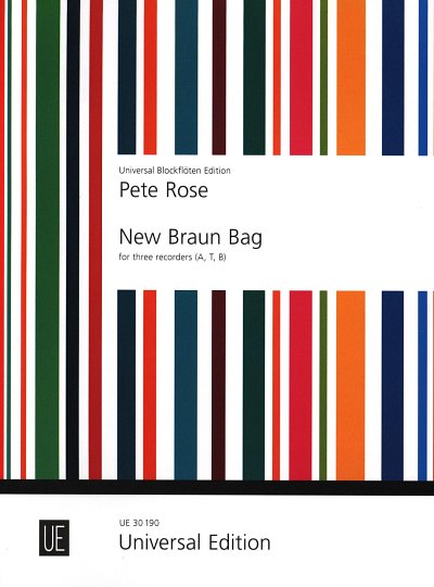 P. Rose: New Braun Bag für 3 Blockflöten (A, T, 3Blf (Pa+St)