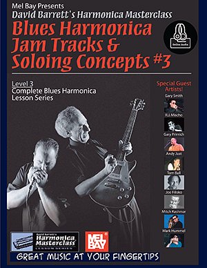 D. Barrett: Blues Harmonica Jam Tracks and Soloing Concepts #3
