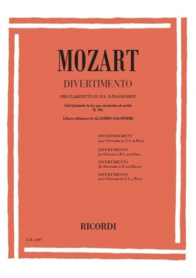 W.A. Mozart: Divertimento, KlarKlav (KlavpaSt)