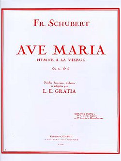 F. Schubert: Ave Maria Op.52 n°6 en lab (Bu)