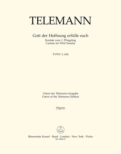 G.P. Telemann: Gott der Hoffnung erfülle euch TVWV 1:634