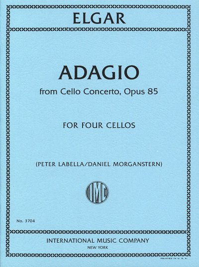 E. Elgar: Adagio From Cello Concerto (Bu)