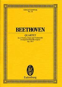 DL: L. v. Beethoven: Streichquartett D-Dur, 2VlVaVc (Stp)