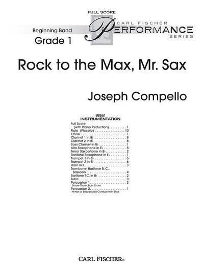 J. Compello: Rock To The Max, Mr. Sax