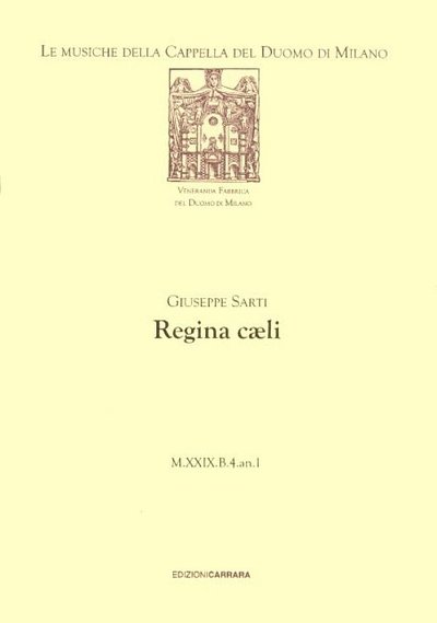 G. Sarti: Regina Caeli (Part.)