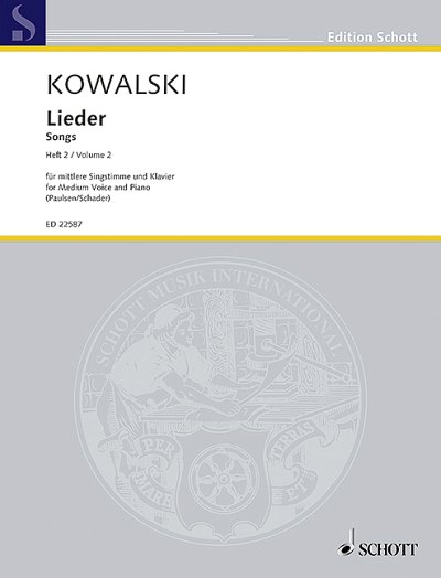 DL: Kowalski, M.: Lieder, GesMKlav