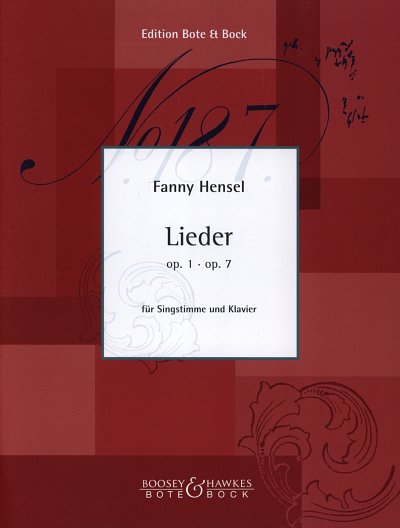 AQ: F. Hensel: Lieder Op 1-6 + Op 7 (B-Ware)