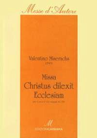 V. Miserachs: Missa Christus dilexit (a capp, GchKlav (Chpa)
