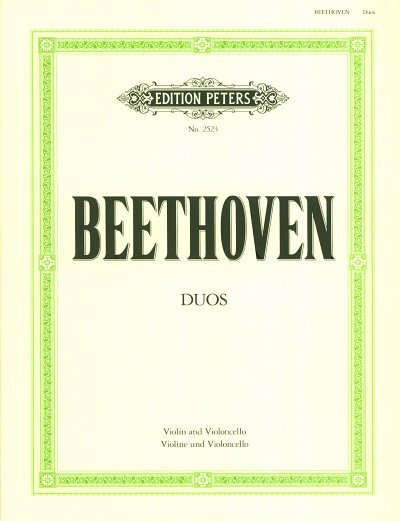 L. v. Beethoven: 3 Duos (um 1800), VlVc (St)