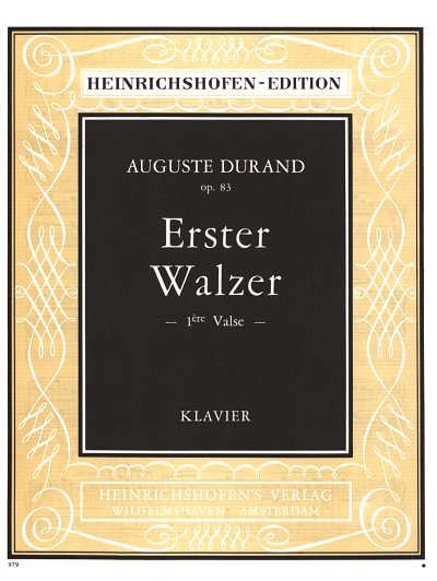 Durand Auguste: Walzer 1 Es-Dur Op 83