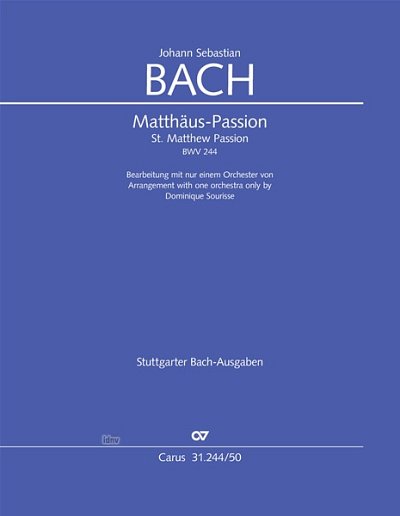 J.S. Bach i inni: Matthäus-Passion BWV 244, BWV3 244.2 (2020)