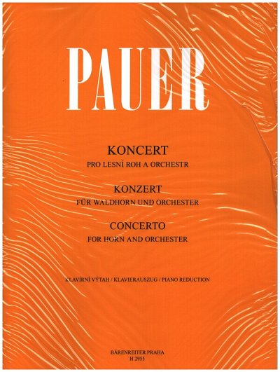 J. Pauer: Konzert, HrnOrch (KASt)