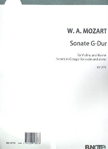 W.A. Mozart: Violinsonate G-Dur KV 379, VlKlav (KlavpaSt)
