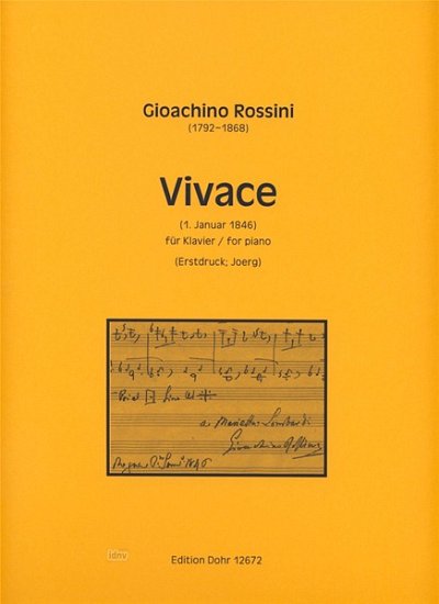 G. Rossini: Vivace, Klav (Part.)