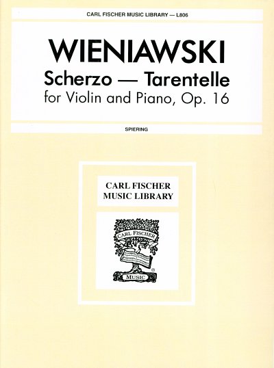 H. Wieniawski: Scherzo-Tarantelle op. 16, VlKlav