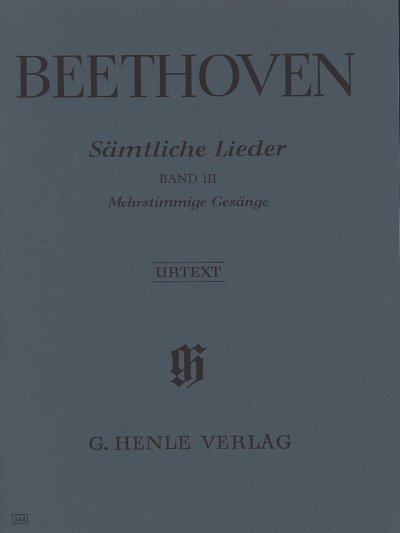 L. v. Beethoven: Sämtliche Lieder III, 1-4GesKlv (Part)