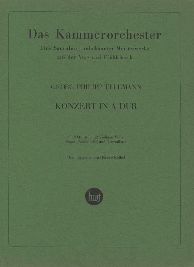 G.P. Telemann: Konzert A-Dur TWV 53:A1 (Part.)