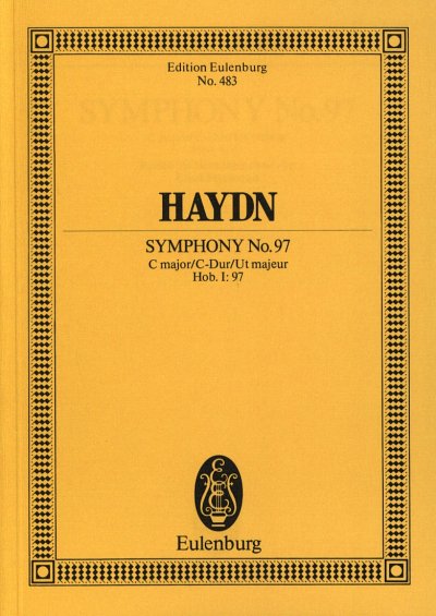 J. Haydn: Sinfonie 97 C-Dur Hob 1/97 Eulenburg Studienpartit