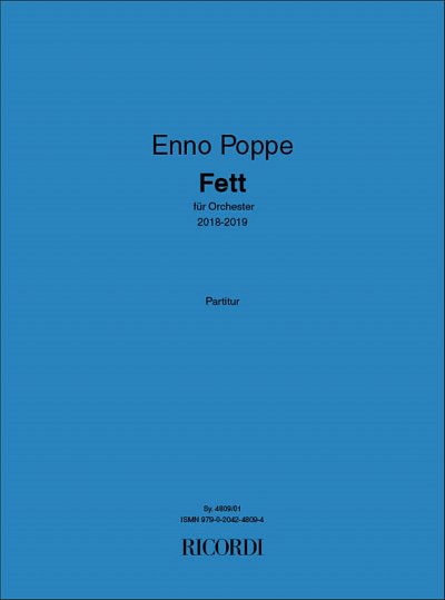 E. Poppe: Fett, Sinfo (Part.)