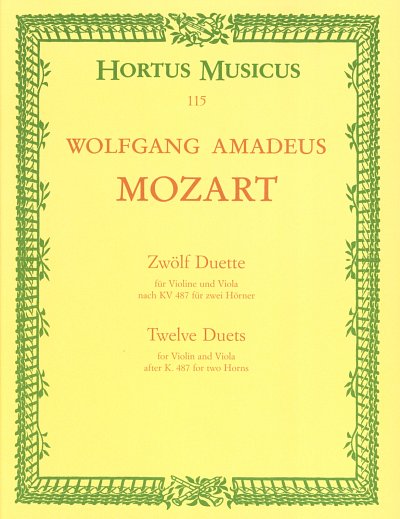 W.A. Mozart: 12 Duette KV 487, VlVla (Sppart)