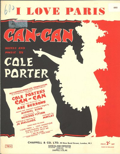 C. Porter: I Love Paris (from "Can-Can")