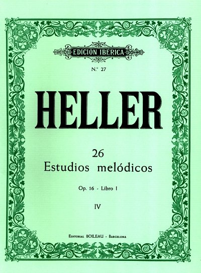 S. Heller: 26 Estudios melódicos op. 16, Klav