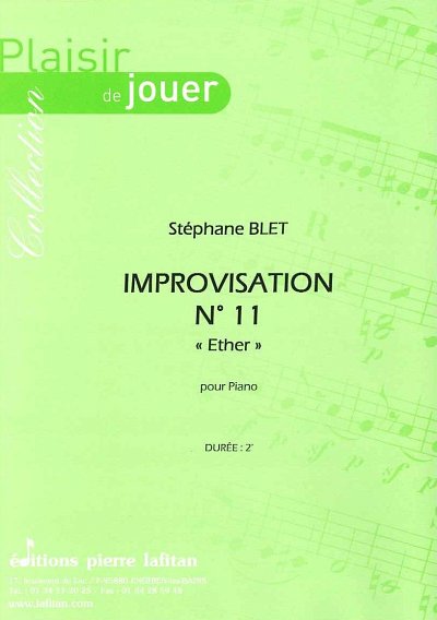 Improvisation N° 11, Klav