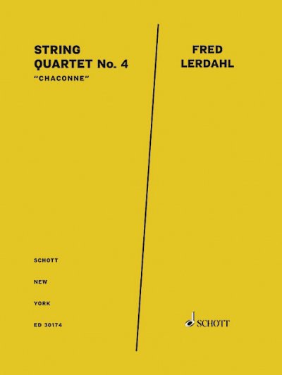 L. Fred: String Quartet No. 4 , 2VlVaVc (Pa+St)