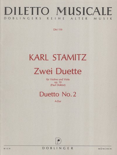 C. Stamitz: Duetto Nr. 2 A-Dur op. 10, VlVla (Sppa)