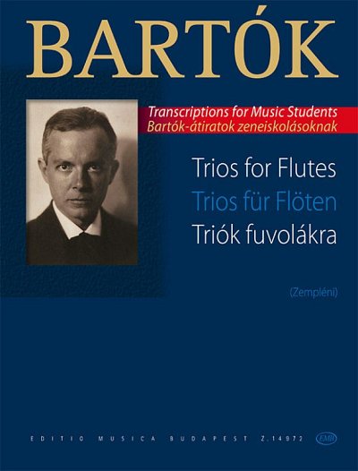 B. Bartók: Trio für Flöten, 3Fl (Pa+St)