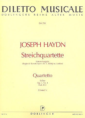 J. Haydn: Quartett B-Dur Op 1/1 Hob 3/1