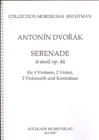 A. Dvo_ák: Serenade für Streicher d-moll op. 4, Stro (Pa+St)