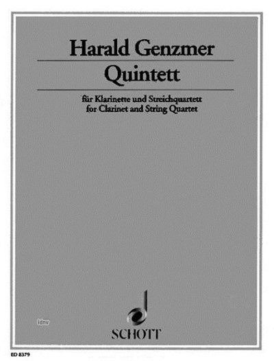 H. Genzmer: Quintett GeWV 361 , Klar2VlVaVc (Pa+St)