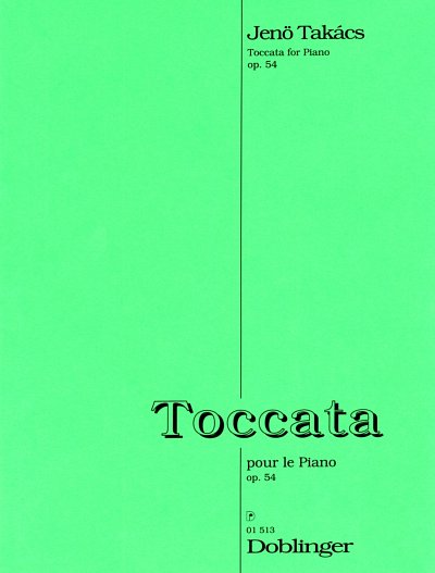 J. Takács: Toccata pour le piano op. 54, Klav