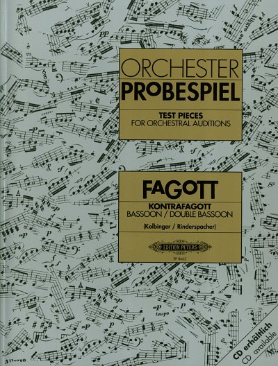 K. Kolbinger: Orchesterprobespiel: Fagott / Kontrafagot, Fag