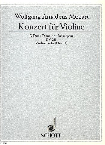 W.A. Mozart: Konzert D-Dur KV 218 , VlOrch (Vlsolo)