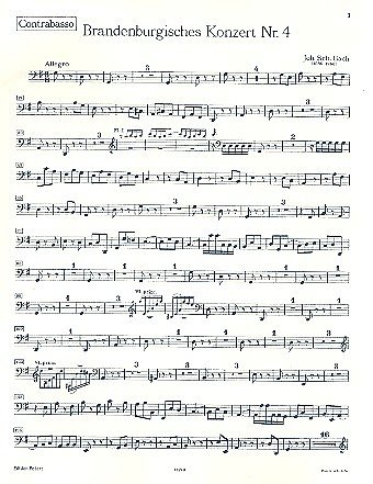 J.S. Bach: Brandenburgisches Konzert Nr. 4 G-Dur BWV 1049