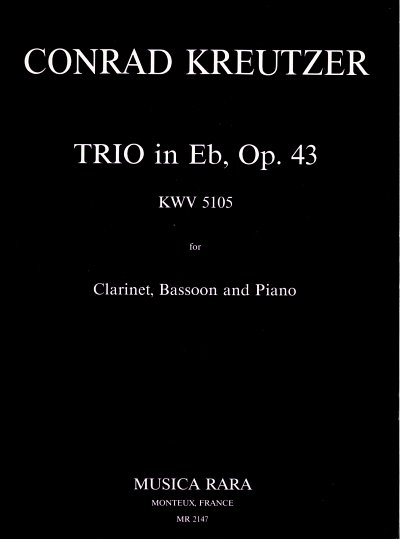 C. Kreutzer: Trio Es-Dur Op 43 Kwv 3105