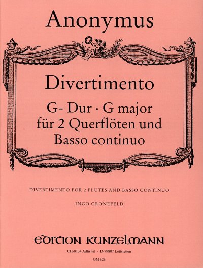 Anonymus: Divertimento G-Dur (Pa+St)