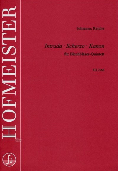 J. Reiche: Intrada - Scherzo - Kanon, 2TrpHrnPosTb (Pa+St)