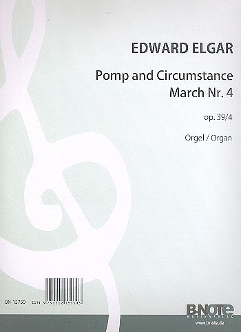 E. Elgar: Pomp & Circumstance March Nr. 4 op.39/4 (Arr., Org