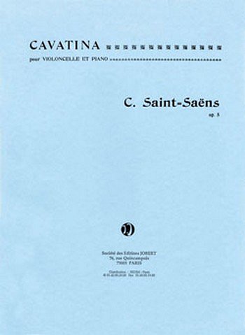 C. Saint-Saëns: Cavatina Op.8, VcKlav (KlavpaSt)