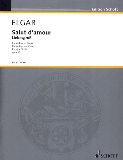 E. Elgar: Salut d'Amour op. 12/3 , VlKlav