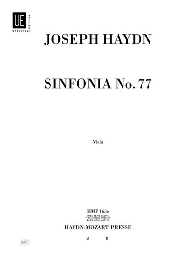 J. Haydn: Sinfonia Nr. 77 Hob. I:77 , Sinfo (Vla)