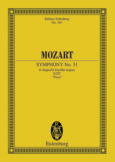 DL: W.A. Mozart: Sinfonie Nr. 31 D-Dur, Orch (Stp)